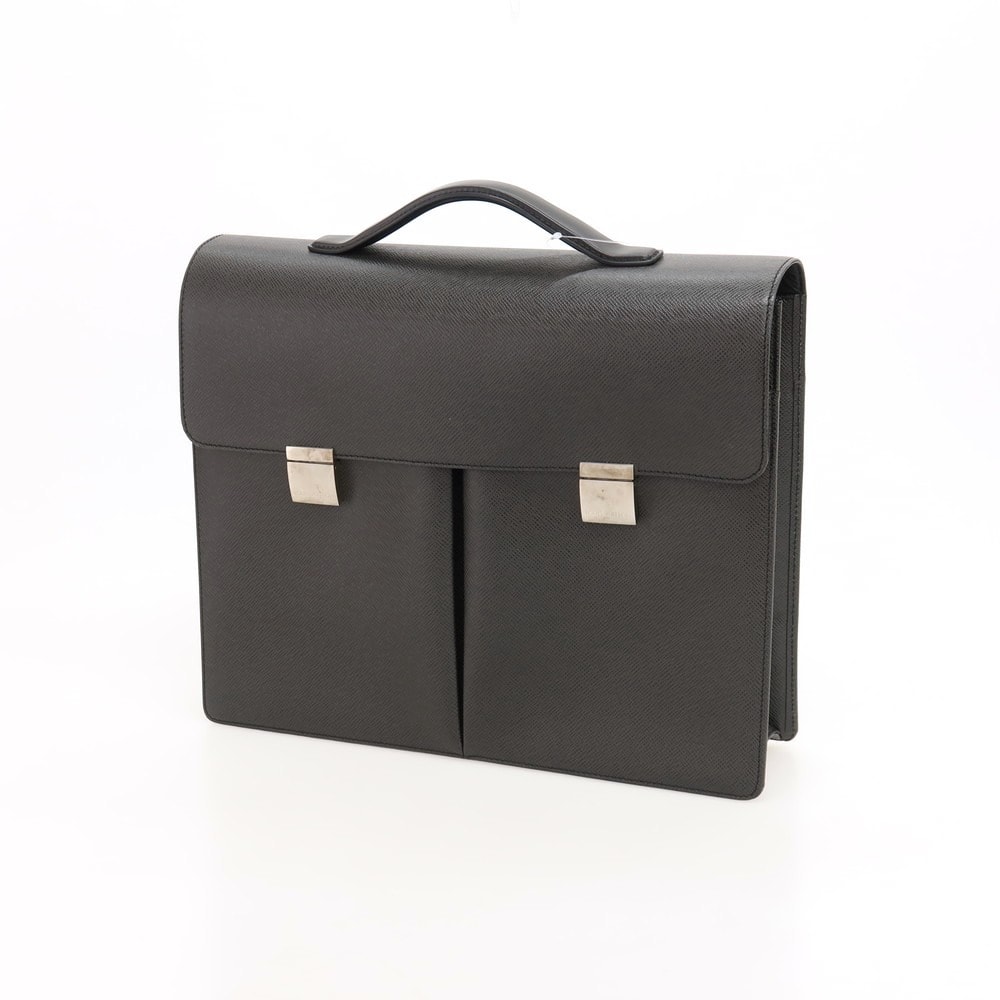 【中古】ルイ ヴィトン LOUIS VUITTON タイガ カザン アルドワーズ M81020 レザー ブリーフケース ブラック【WxH31.5xD9】【メンズ】