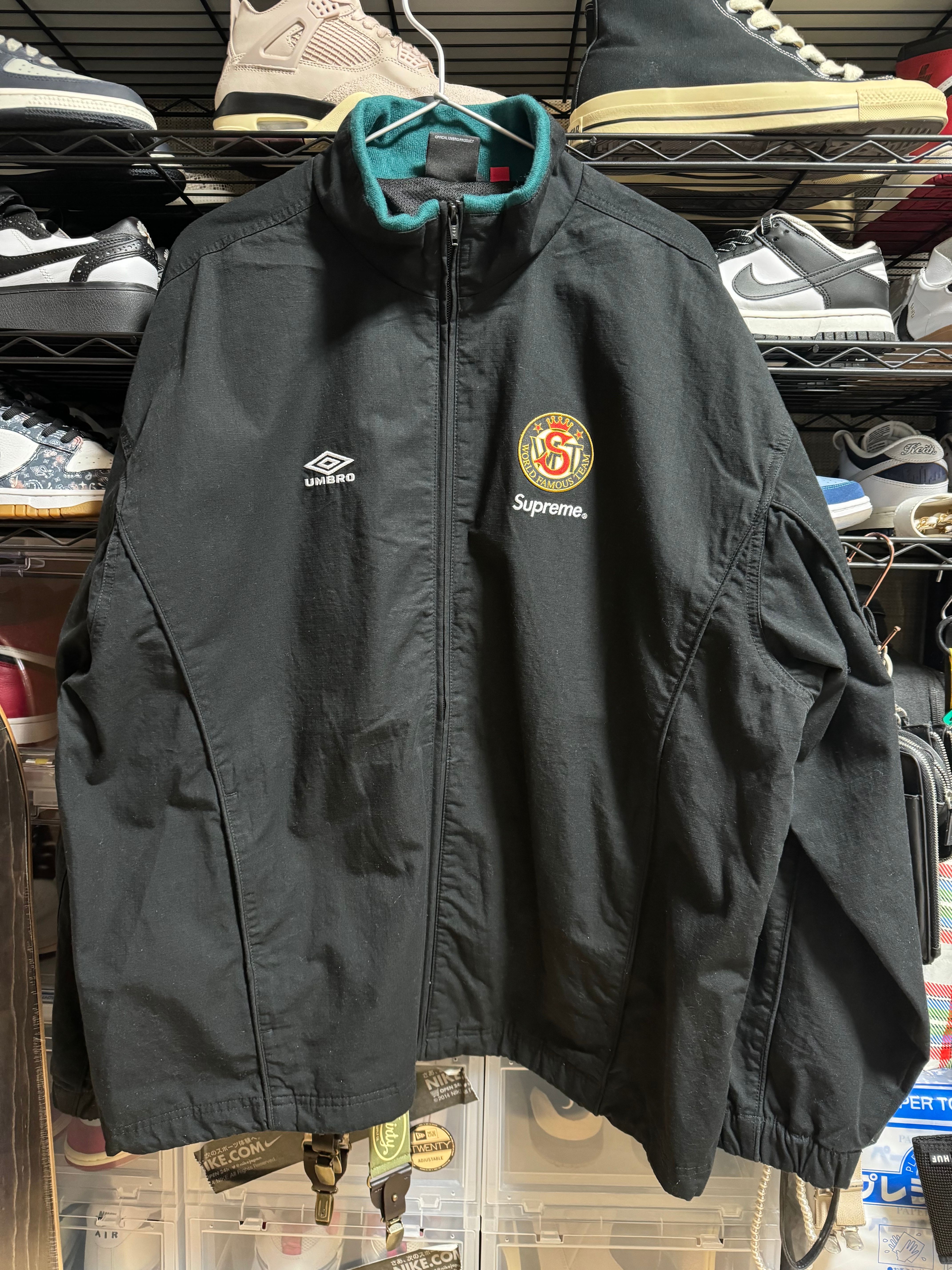 Supreme /Umbro Cotton Ripstop Track Jacket "Black"