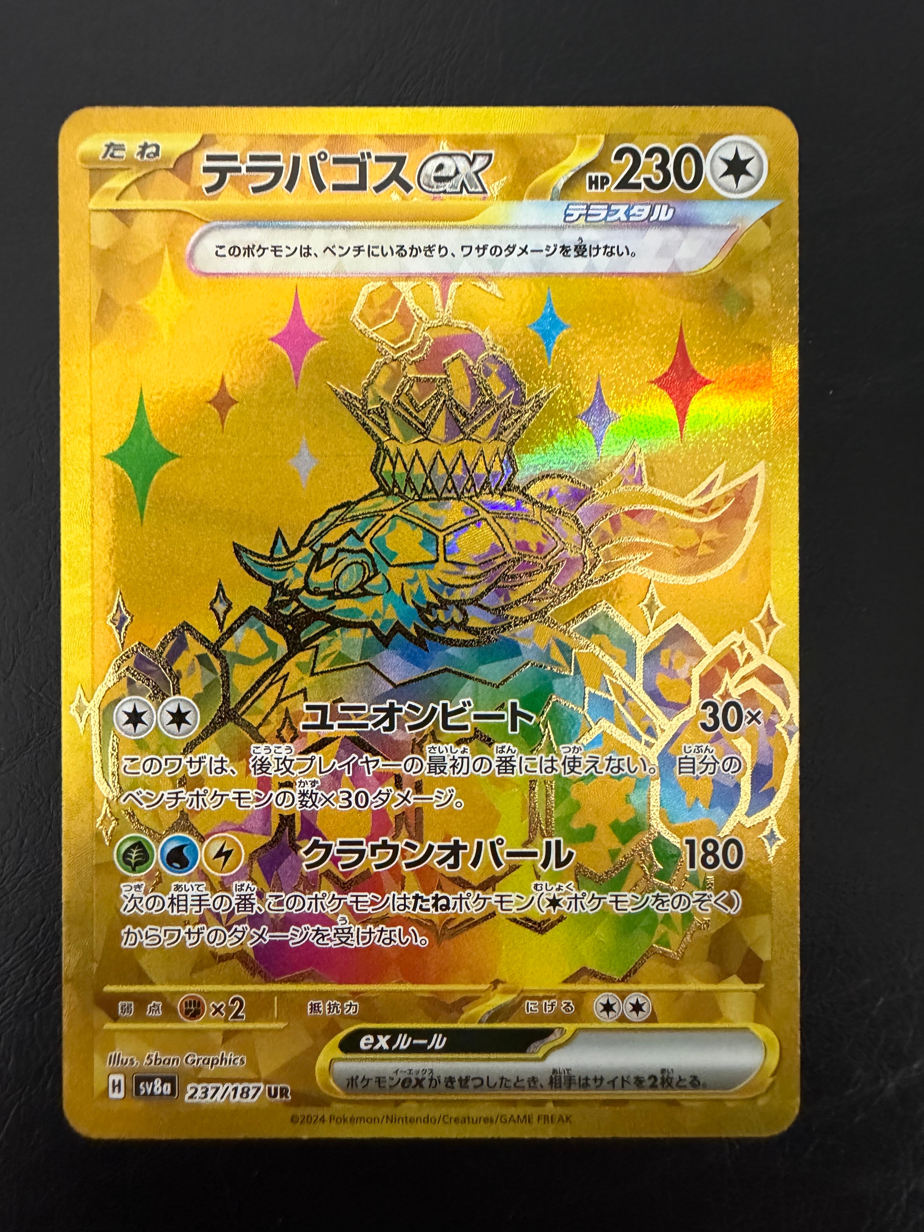 テラパゴスex UR [SV8a 237/187](ハイクラスパック「テラスタルフェスex」)