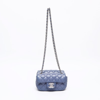 シャネル CHANEL ツイン クラシック ミニマトラッセ ラムスキン 15番台 ショルダーバッグ【中古】