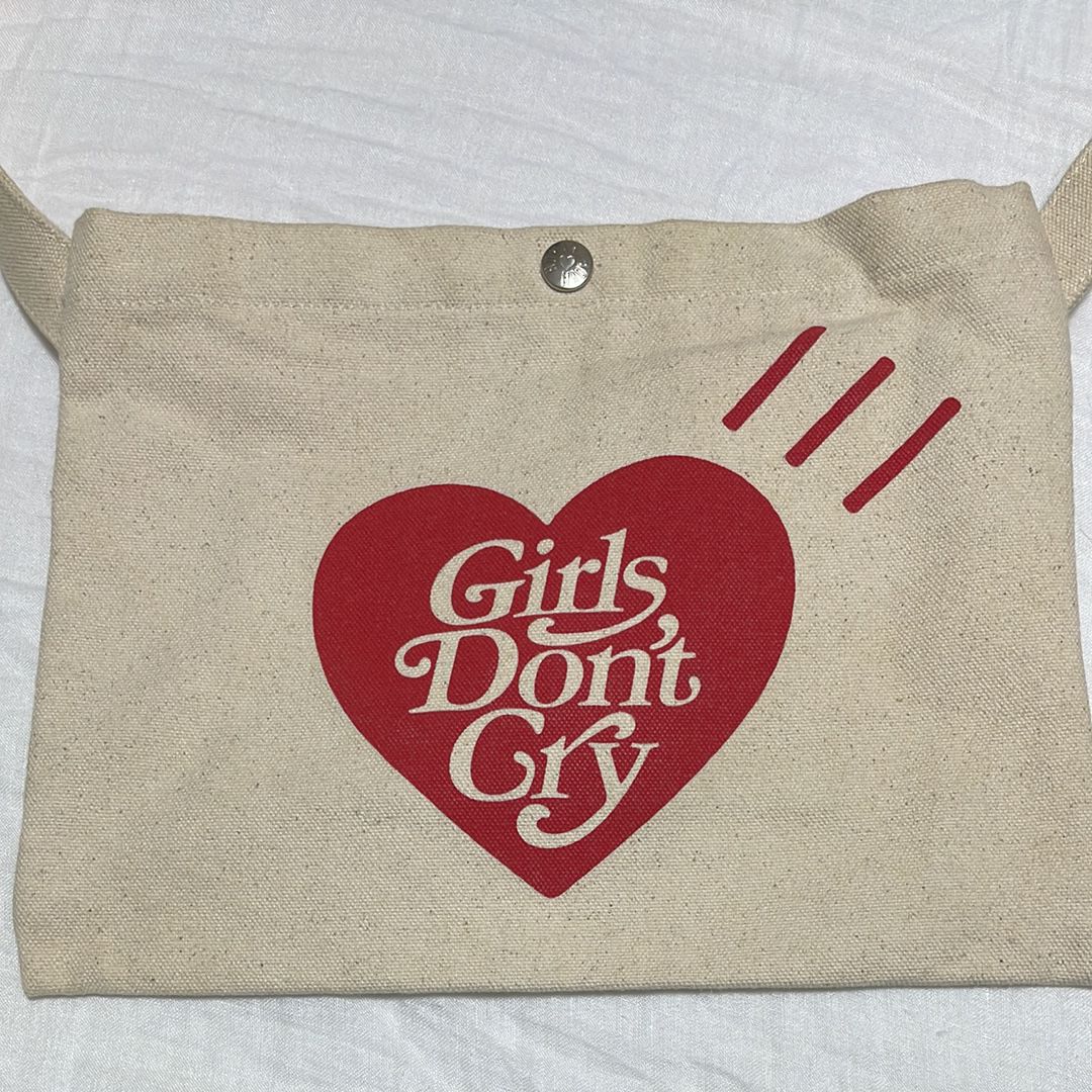 HUMAN MADE Girls Don't Cry Satchel "White" / VERDY