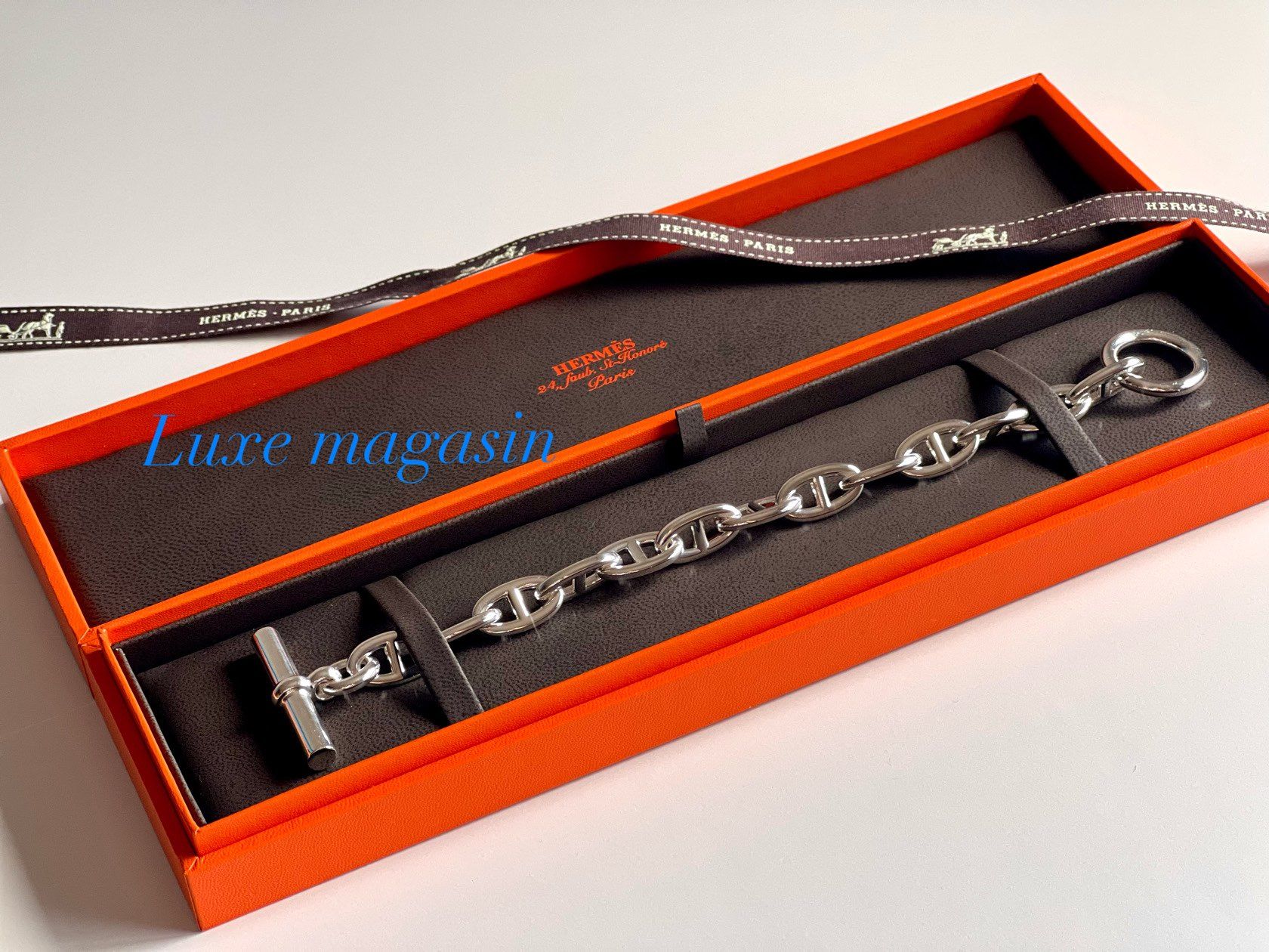 Hermes Chaine D'ancre GM Bracelet "Silver"