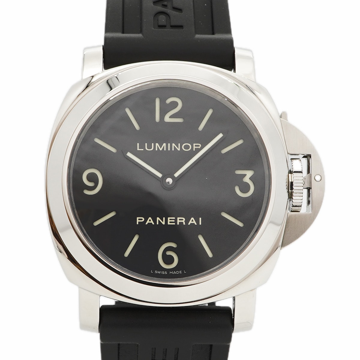 ★SALE【6wdc0179】オフィチーネパネライ ルミノール ベース PAM00112 黒文字盤【中古】腕時計 メンズ