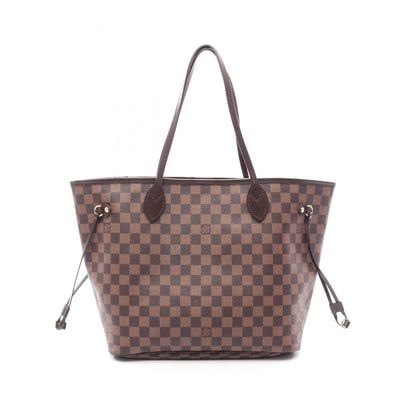 ルイ・ヴィトン LOUIS VUITTON ネヴァーフルMM ダミエエベヌ トートバッグ バッグ PVCコーティングキャンバス レザー ダミエ エベヌ レディース ブラウン系 N51105 【中古】