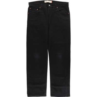 古着 リーバイス Levi's 505 REGULAR FIT ブラックデニム テーパードデニムパンツ メンズw37相当/eaa483010