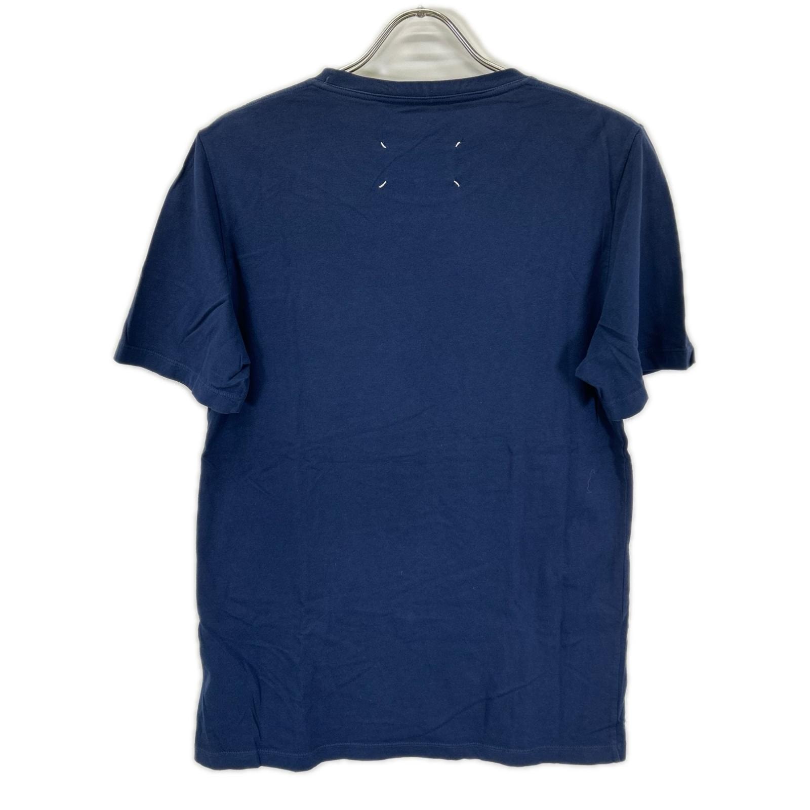 メゾンマルジェラ 18SS S50GC0499 ネイビー STEREOTYPE T-SHIRT Tシャツ 44