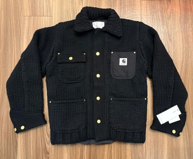 Carhartt WIP x sacai Knit Jacket Michigan "Black"