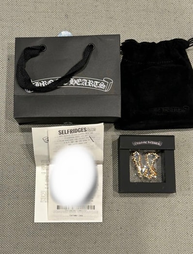 Chrome Hearts 22K Tiny E CH Plus Bracelet "Yellow Gold" 20リンク