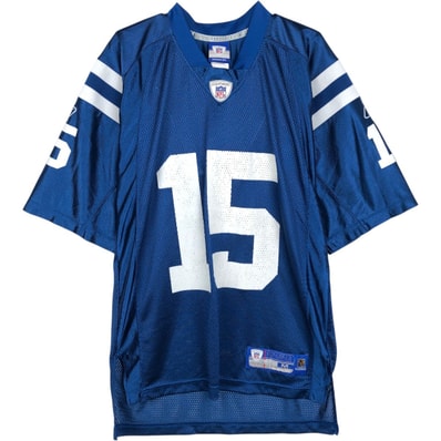 古着 リーボック Reebok NFL NEW ENGLAND PATRIOTS ニューイングランドペイトリオッツ Vネック メッシュ ゲームシャツ フットボールシャツ メンズM相当/eaa657357