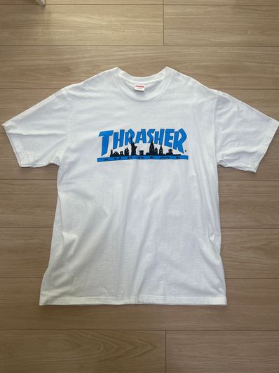 Supreme / Thrasher® Skyline Tee "White"