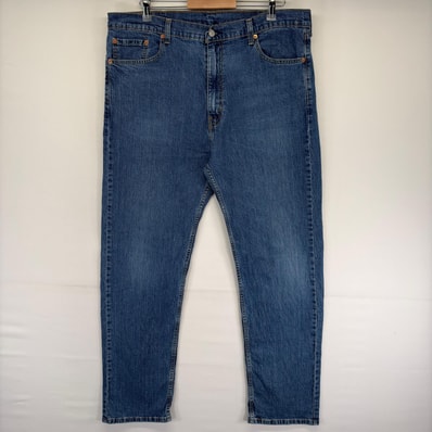 古着 リーバイス Levi's デニム パンツ デニムパンツ ジッパーフライ 5ポケット 大きいサイズ Gパン 505 W40 L34 ブルー系 メンズ