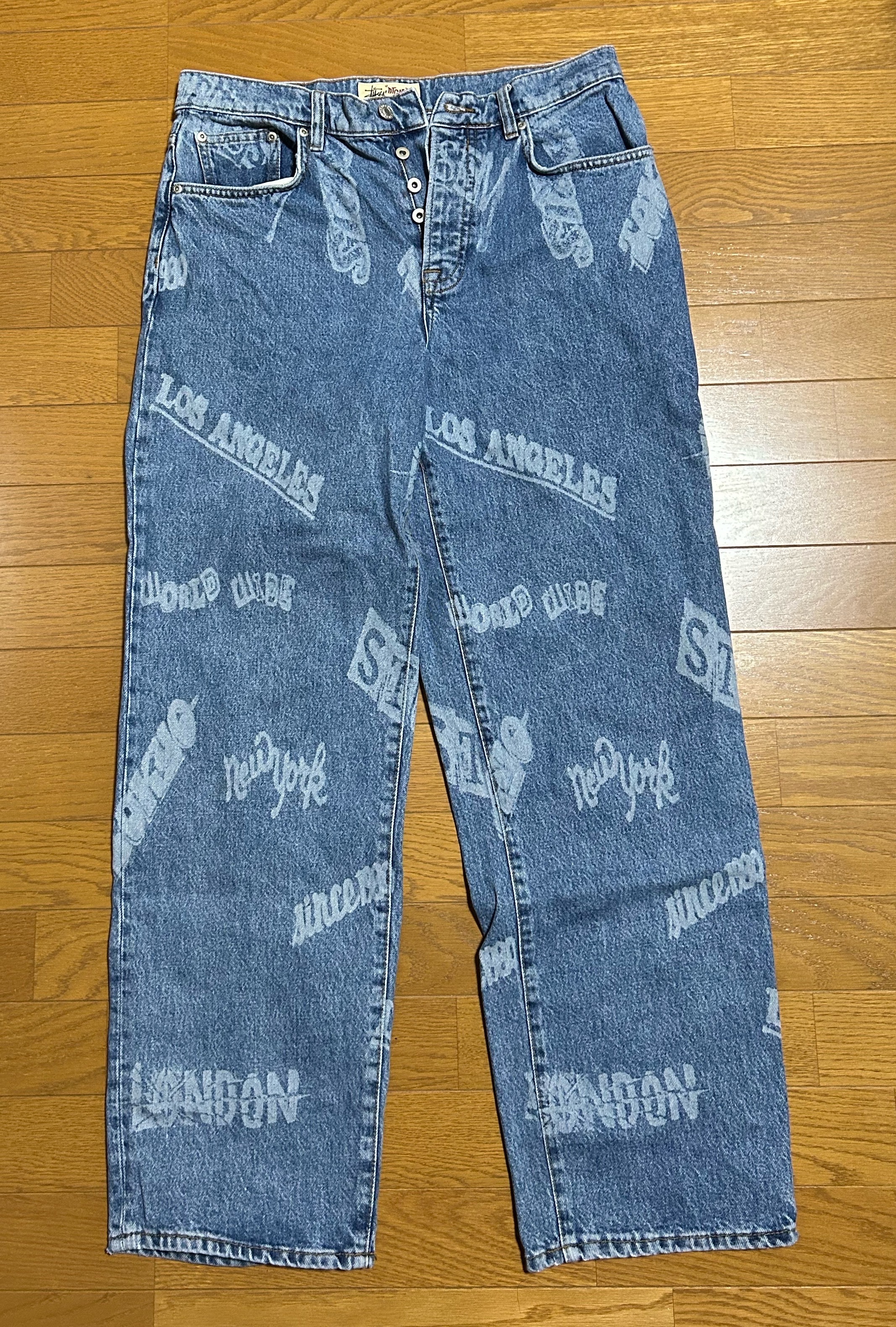 Stussy Worldwide Big Ol' Jeans "Stone Wash"