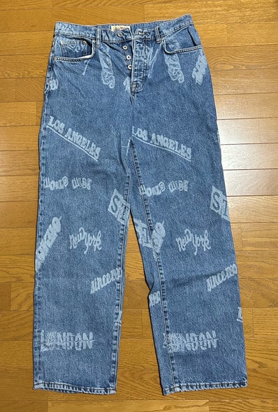 Stussy Worldwide Big Ol' Jeans "Stone Wash"