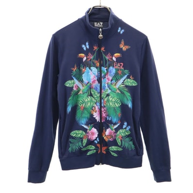 Emporio Armani エンポリオアルマーニ スウェット ブルゾン M ネイビー