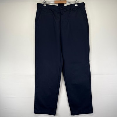 古着 レッドキャップ RED KAP パンツ ワーク ワンポイントロゴ 大きいサイズ w38×L34 ネイビー系 メンズ
