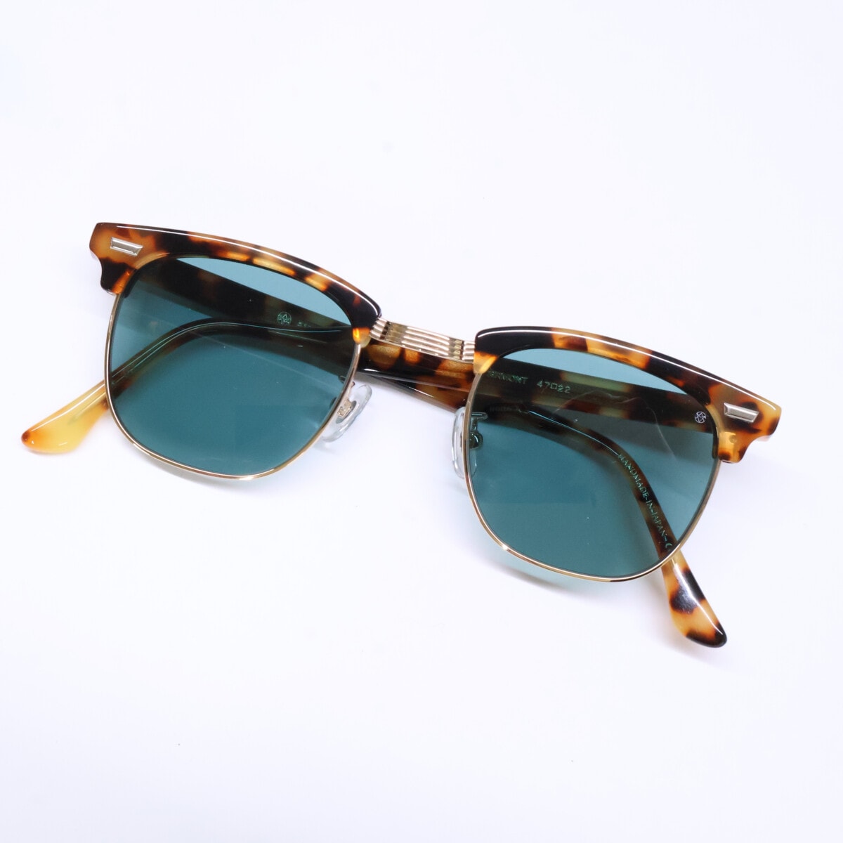 アヤメ 【美品】SIRMONT CH サーモント ブローフレーム スクエアシェイプ 47□22