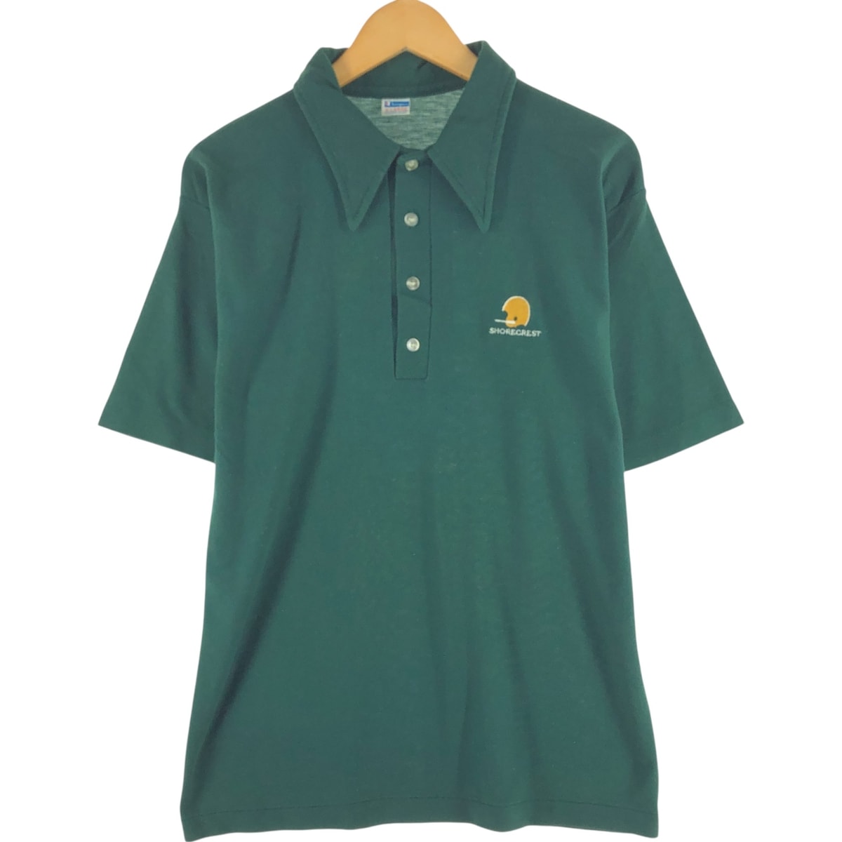 古着 80年代 チャンピオン Champion トリコタグ 半袖 ポロシャツ USA製 メンズM相当 ヴィンテージ/eaa557305