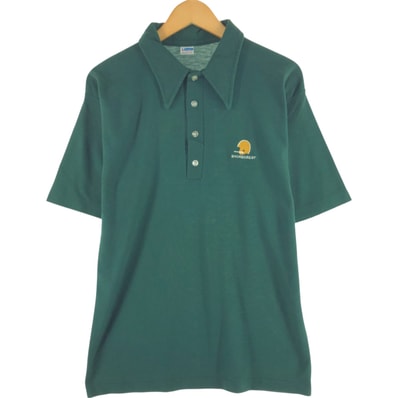古着 80年代 チャンピオン Champion トリコタグ 半袖 ポロシャツ USA製 メンズM相当 ヴィンテージ/eaa557305