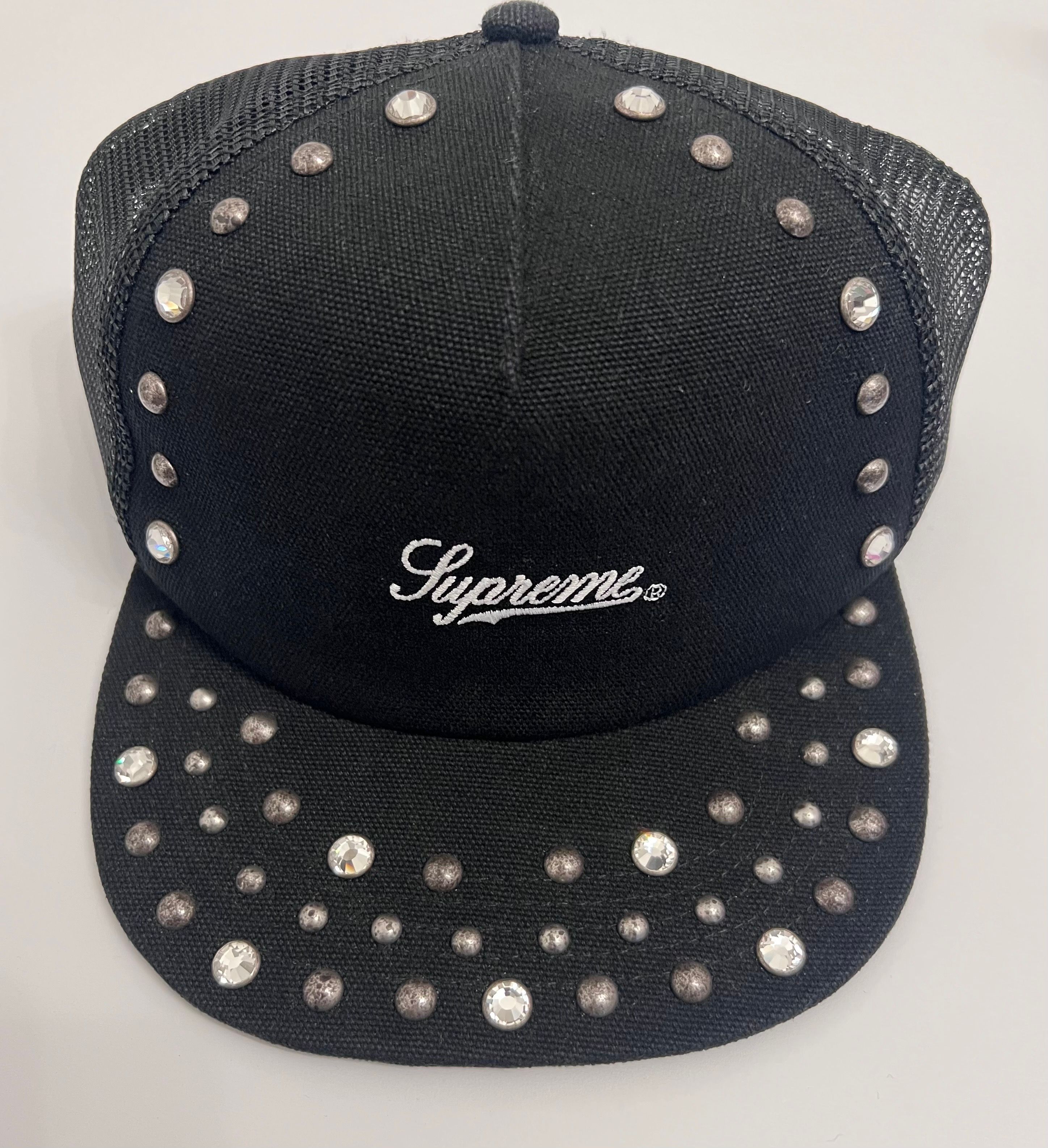 Supreme x B.B. Simon Studded Canvas 5-Panel "Black"