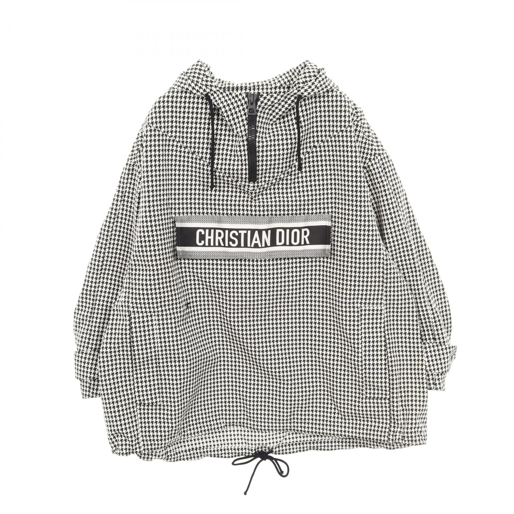 ディオール Dior BEE刺繍 マウンテンパーカー 衣料品 アウター ポリエステル レディース ホワイト系 / ブラック系 【中古】