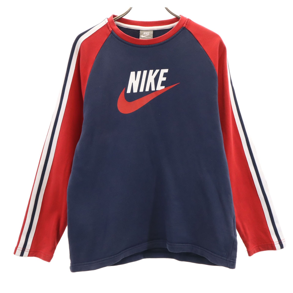 NIKE ナイキ 長袖 スウェット トレーナー L ネイビー