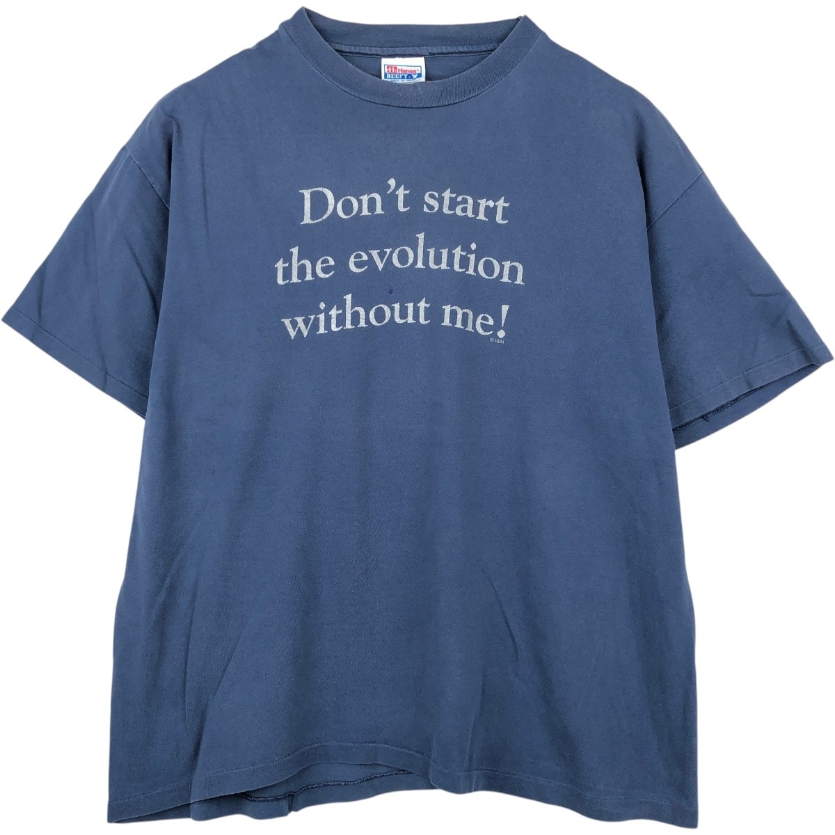 古着 90年代 ヘインズ Hanes BEEFY-T メッセージプリントTシャツ USA製 メンズXL相当 ヴィンテージ/eaa660119