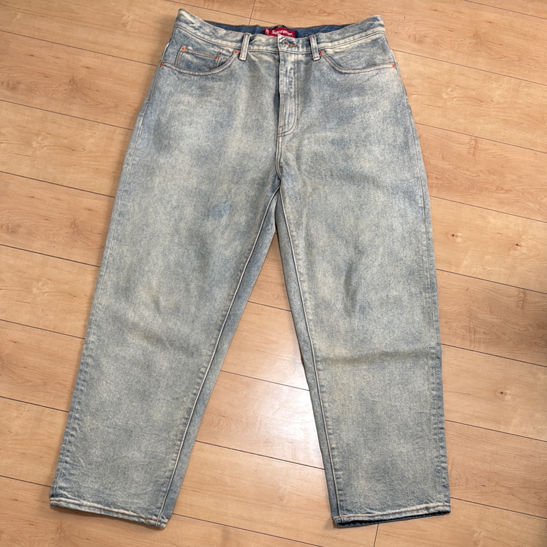 Supreme Baggy Jean "Dirty Indigo" (23SS)