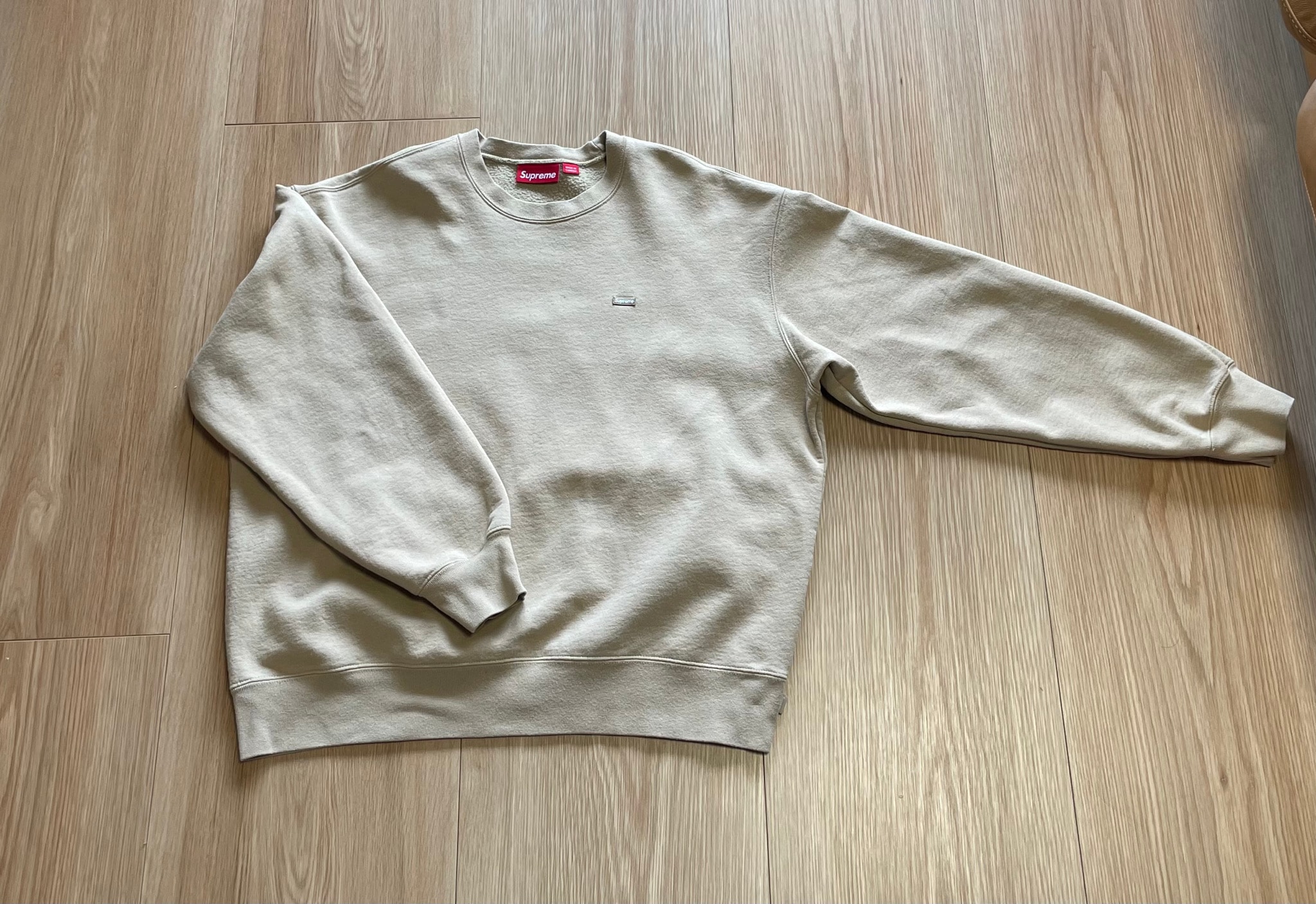 Supreme Small Box Crewneck (25FW) "Tan"