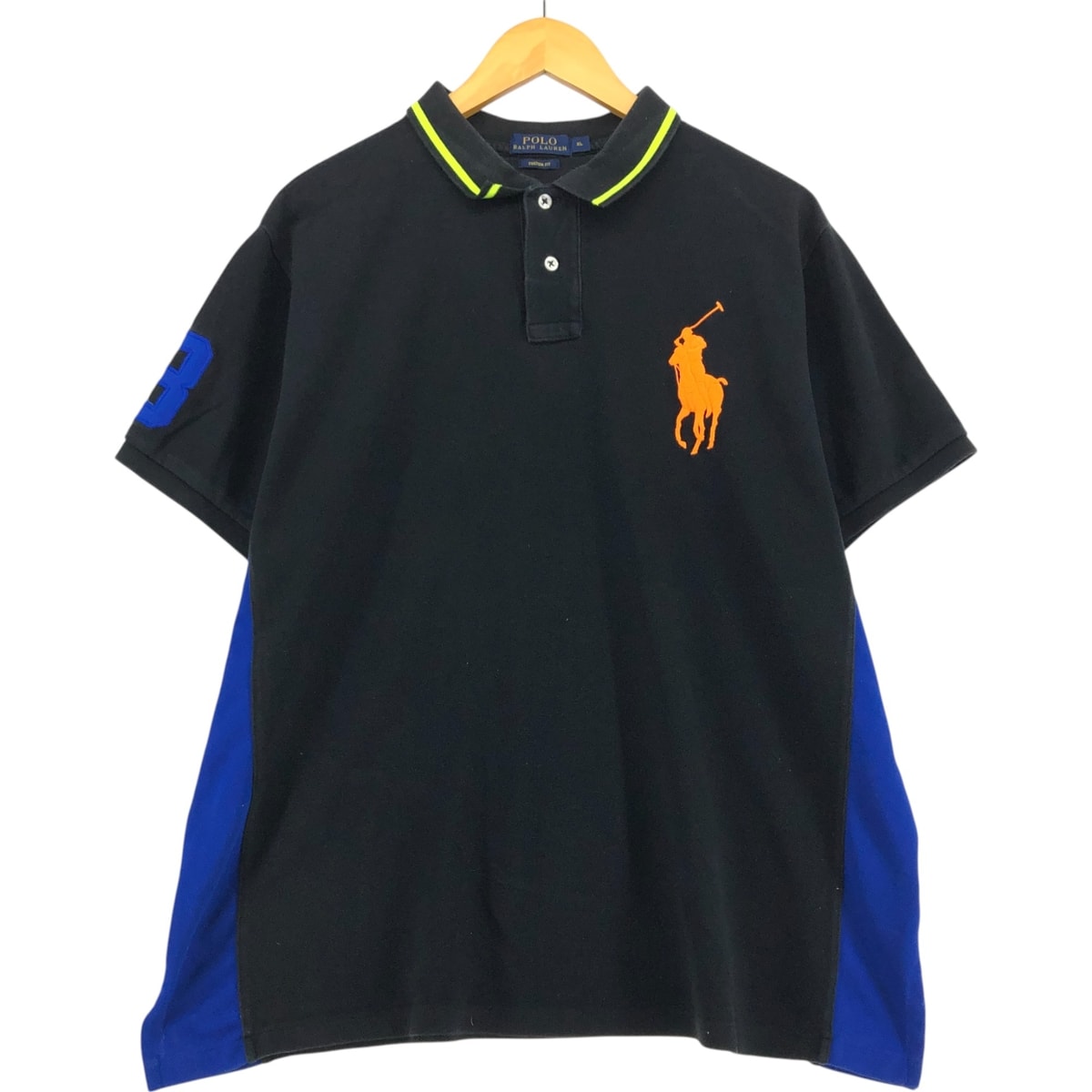 古着 ラルフローレン Ralph Lauren POLO RALPH LAUREN CUSTOM FIT ビッグポニー 半袖 ポロシャツ メンズXL相当/eaa542308