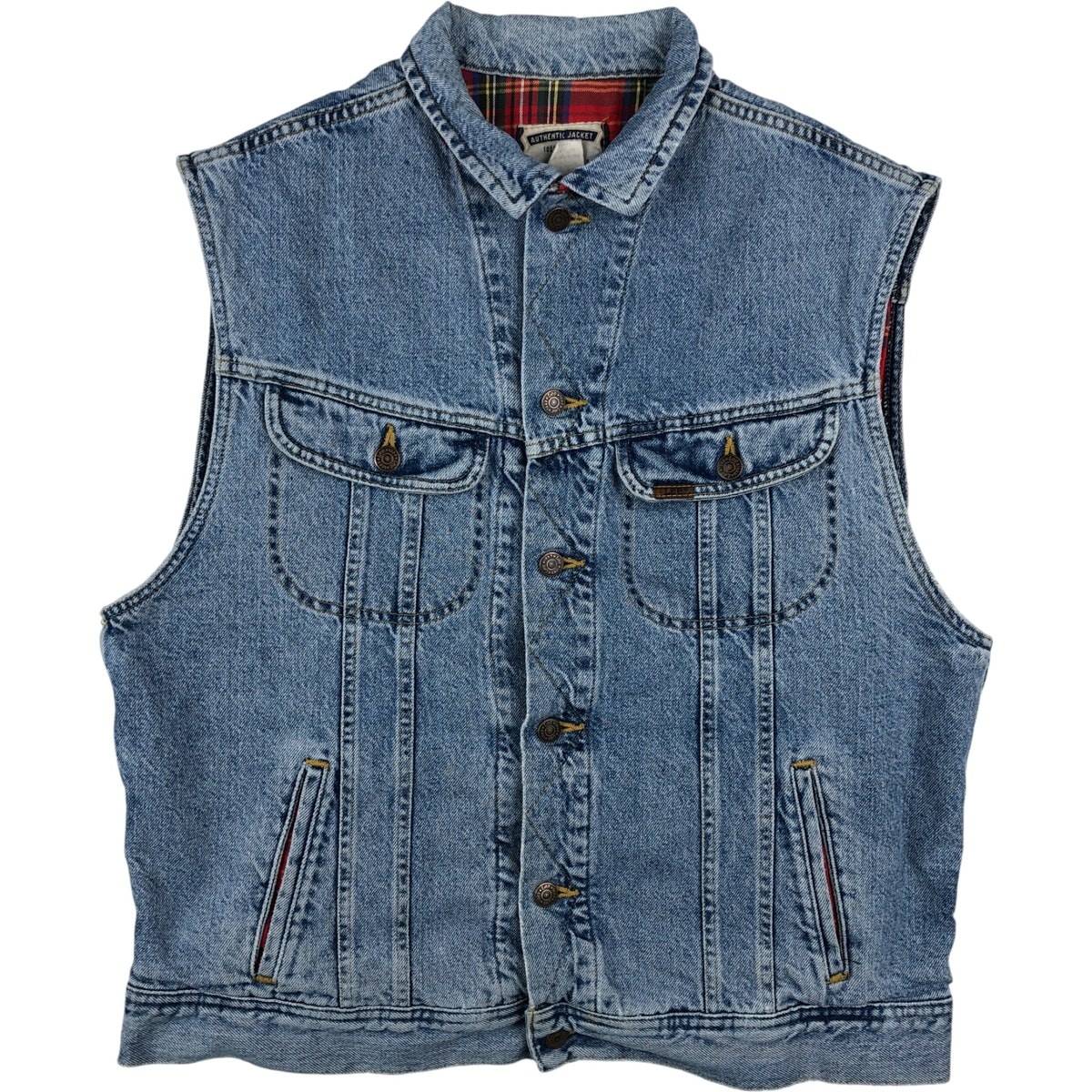 古着 90年代 リー Lee デニムベスト メンズL相当 ヴィンテージ/eaa608689