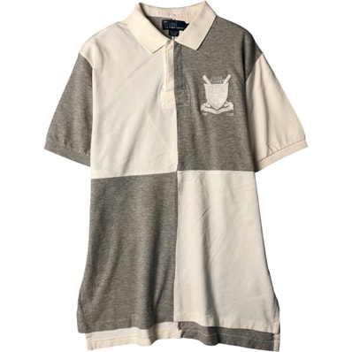 古着 ラルフローレン Ralph Lauren POLO by Ralph Lauren クレイジーパターン 半袖 ポロシャツ メンズL相当/eaa580583