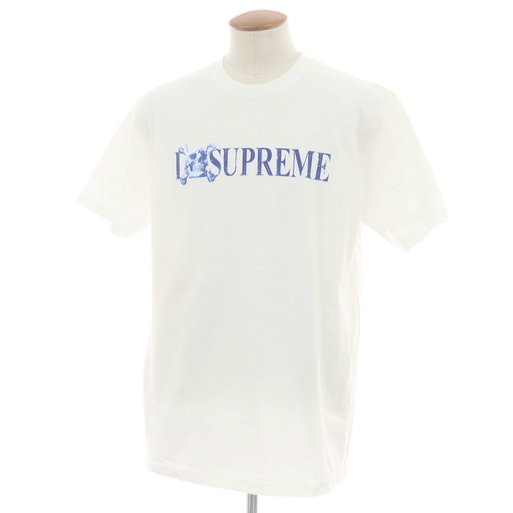 【中古】シュプリーム Supreme 2025年秋冬 Skull Tee 半袖Tシャツ ホワイト【サイズM】【メンズ】