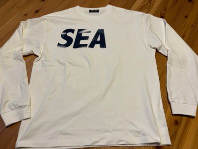 WIND AND SEA SEA (P-Dye) L/S Tee "White Navy"