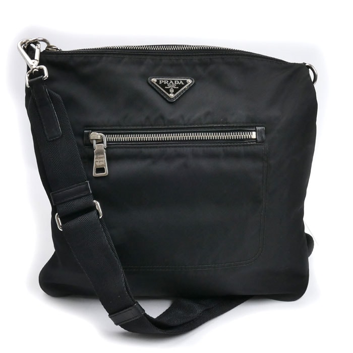 PRADA プラダ ショルダーバッグ ブラック BT0715 ユニセックス【中古】