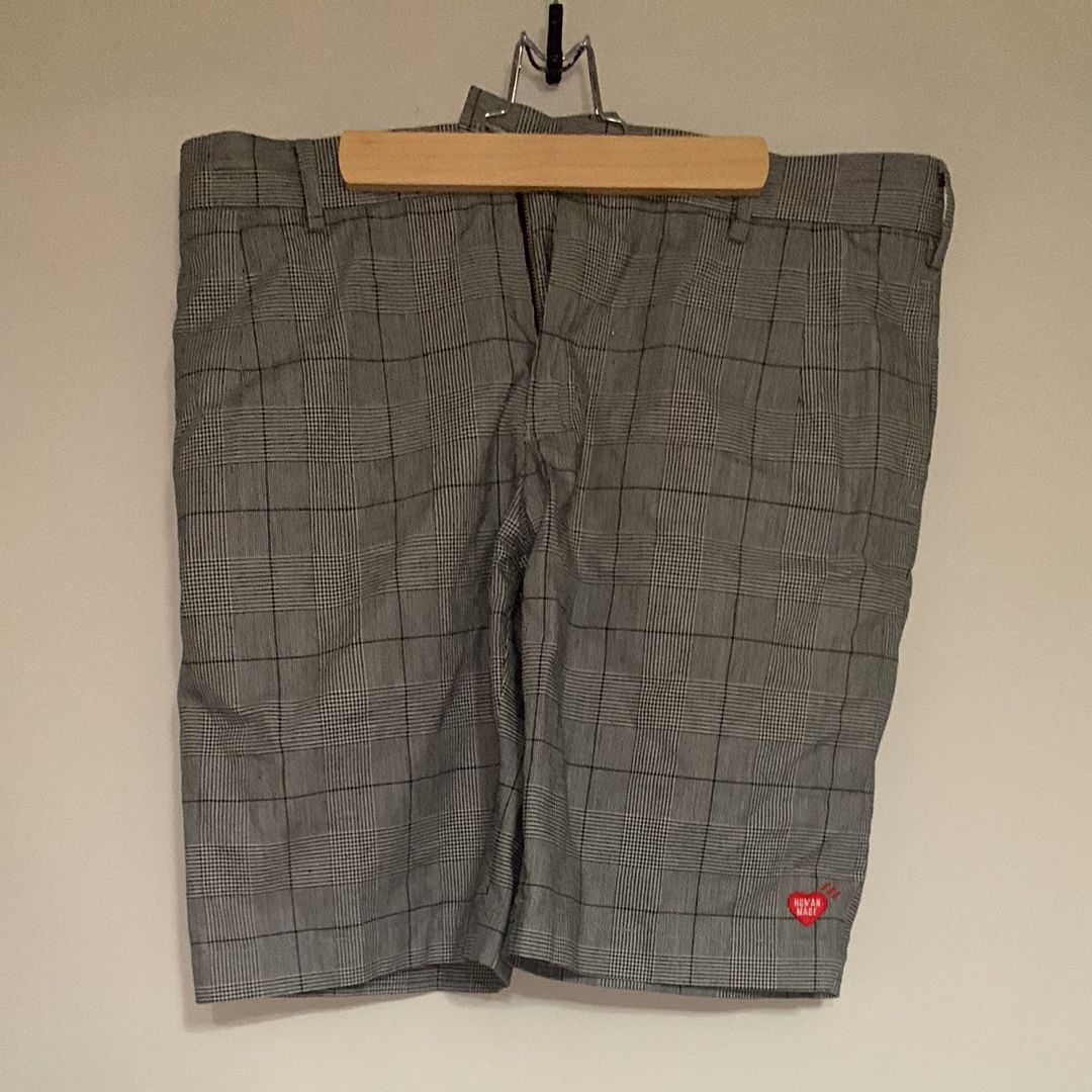GLENCHECK SHORTS GRAY human made ショーツ
