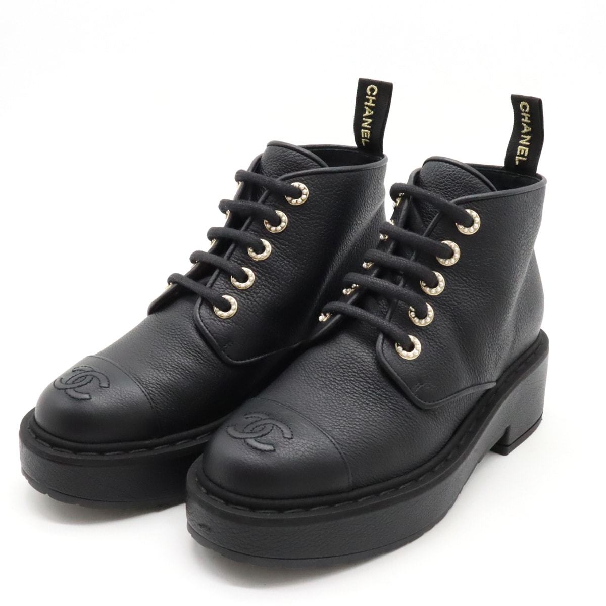 シャネルG36416 ブーツ レディース