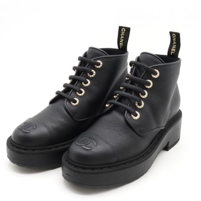 シャネルG36416 ブーツ レディース