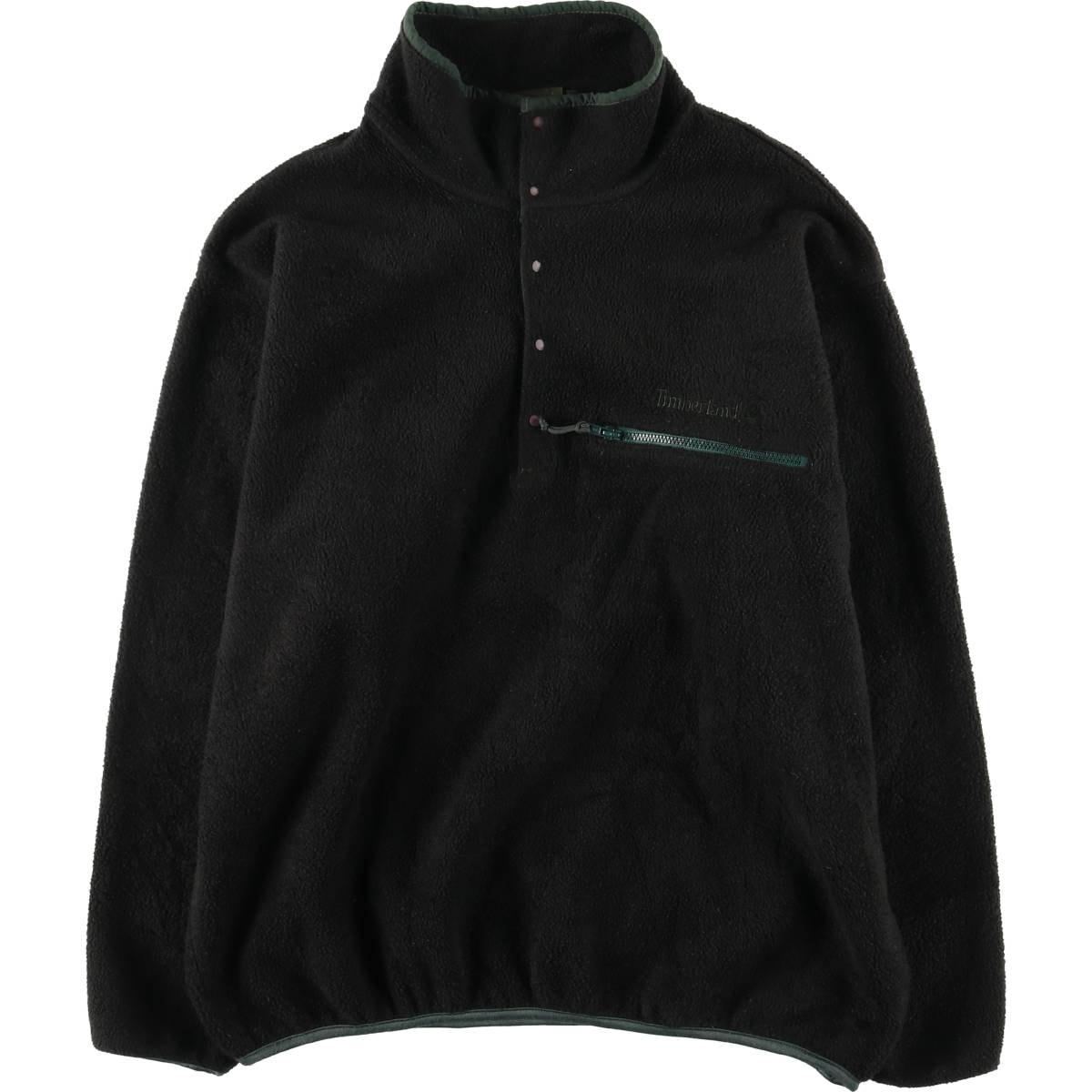 古着 90年代 ティンバーランド Timberland ハーフスナップ フリースプルオーバー USA製 メンズM相当 ヴィンテージ/eaa619417