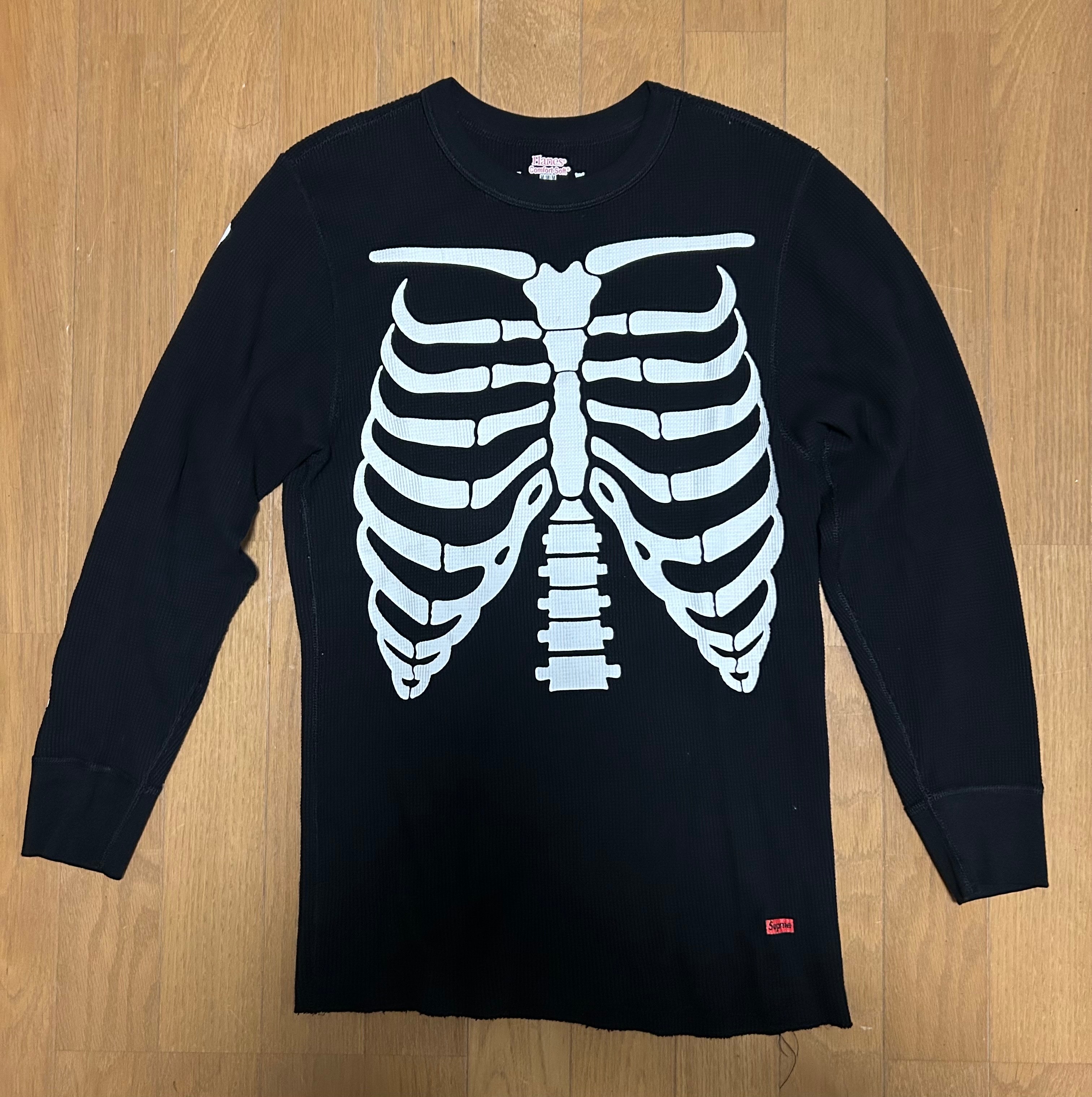 Supreme x Hanes Bones Thermal Crew (1 Pack) "Black"