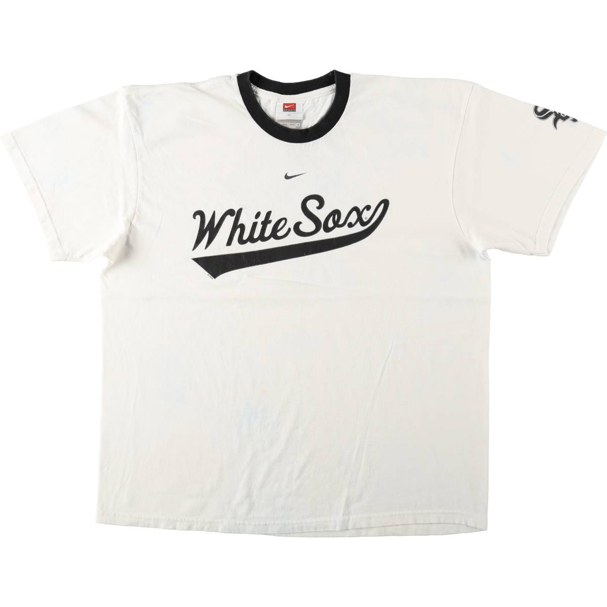 古着 00年代 ナイキ NIKE TEAM MLB CHICAGO WHITE SOX シカゴホワイトソックス スポーツプリントTシャツ メンズXL相当/eaa666667
