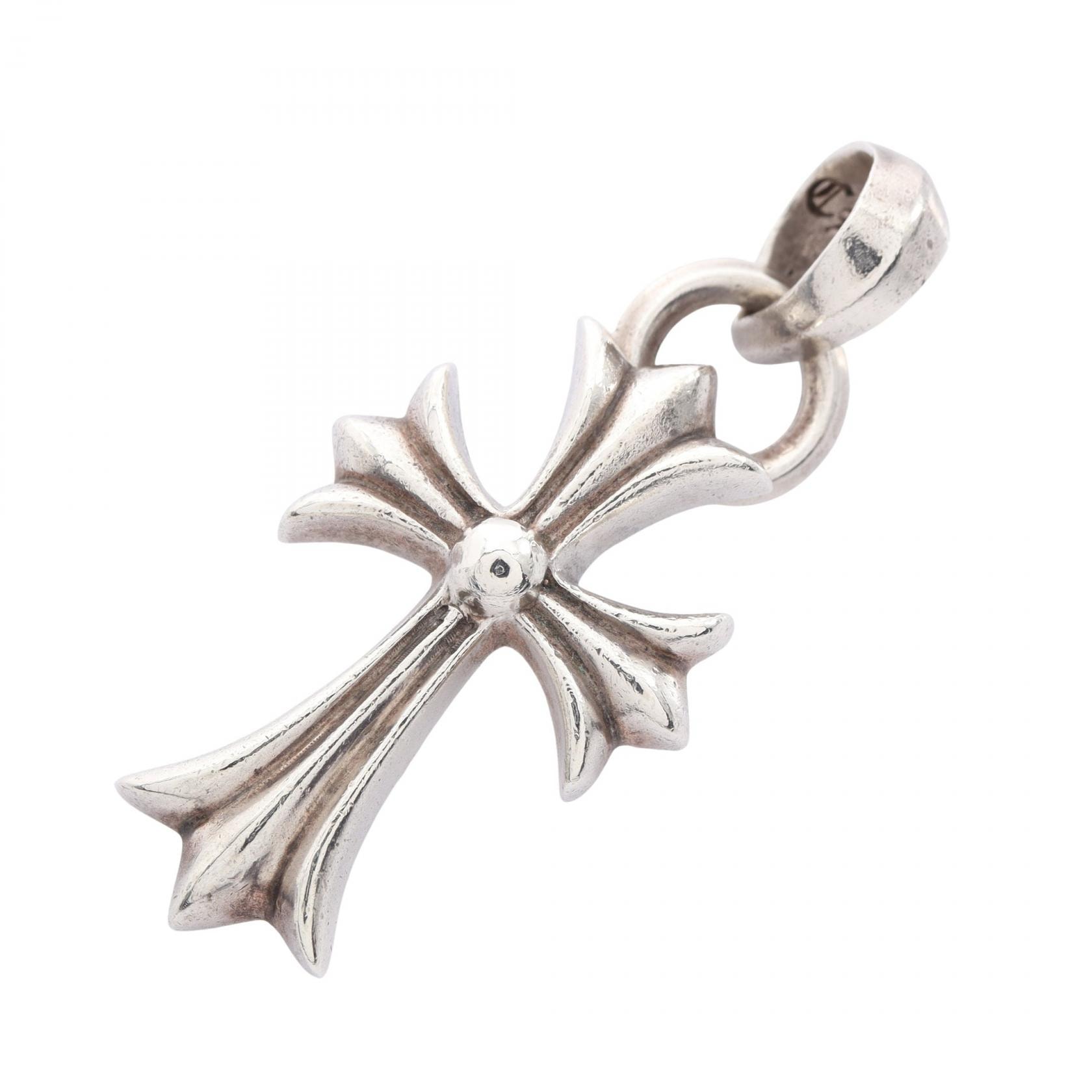 クロムハーツ CHROME HEARTS CHクロス ベイル ペンダントトップ ジュエリー シルバー925 メンズ シルバー系 【中古】
