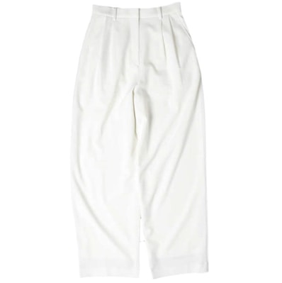 新品 CLANE クラネ BASIC TUCK PANTS ベーシックタックパンツ 14110-7202 1 WHITE 2タック ワイド ボトムス g27276