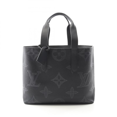 ルイ・ヴィトン LOUIS VUITTON カバ ヴォヤージュ NV トートバッグ バッグ レザー モノグラムジャイアントシャドウ ノワール メンズ レディース ブラック系 M57290 【中古】
