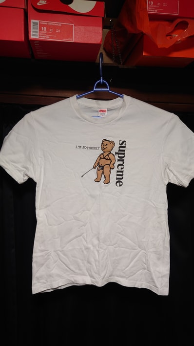 Supreme Not Sorry Tee "White"