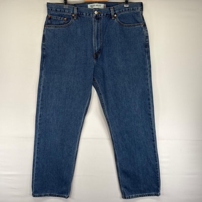 古着 リーバイス Levi's デニム パンツ 505 大きいサイズ ジッパーフライ 5ポケット ジーンズ ジーパン W40 L32 ブルー系 メンズ
