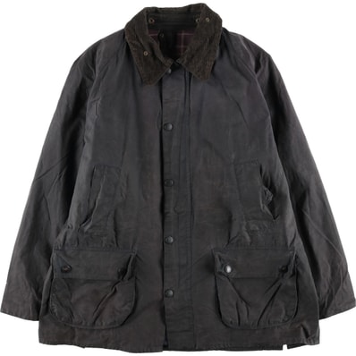 古着 80~90年代 バブアー Barbour BEDALE ビデイル 旧3ワラント ワックスコットン オイルドジャケット 英国製 C44 メンズL相当 ヴィンテージ/eaa588680