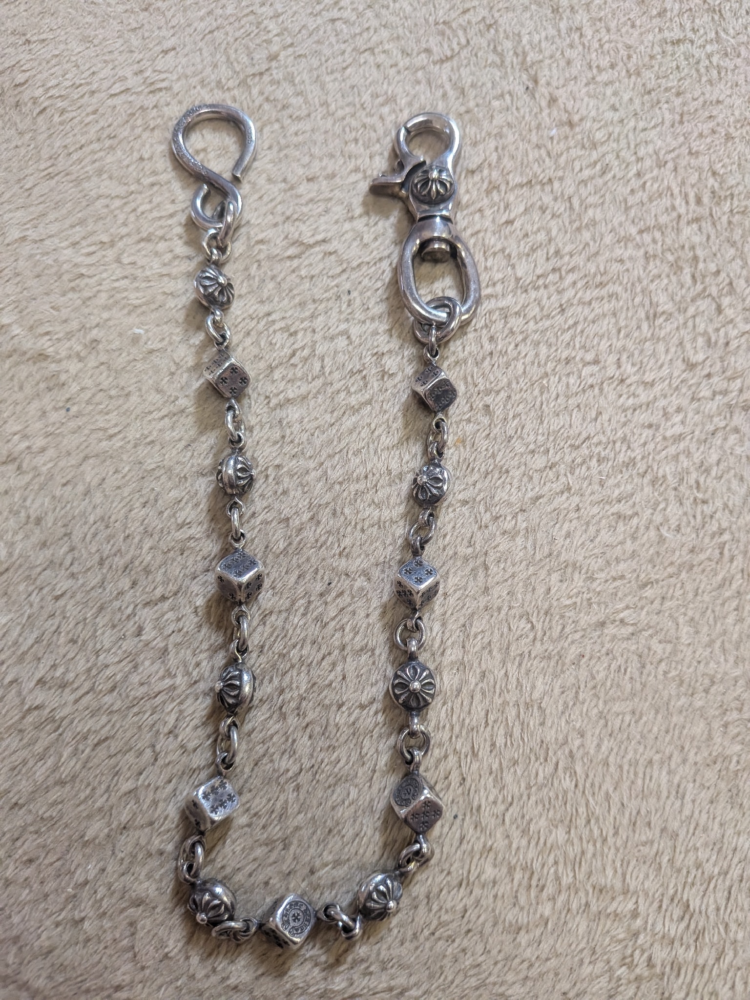 Chrome Hearts ダイス&クロスボール ウォレットチェーン(ショート)