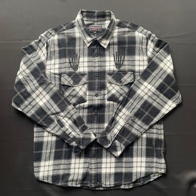 Supreme x HYSTERIC GLAMOUR Plaid Flannel Shirt "Black"
