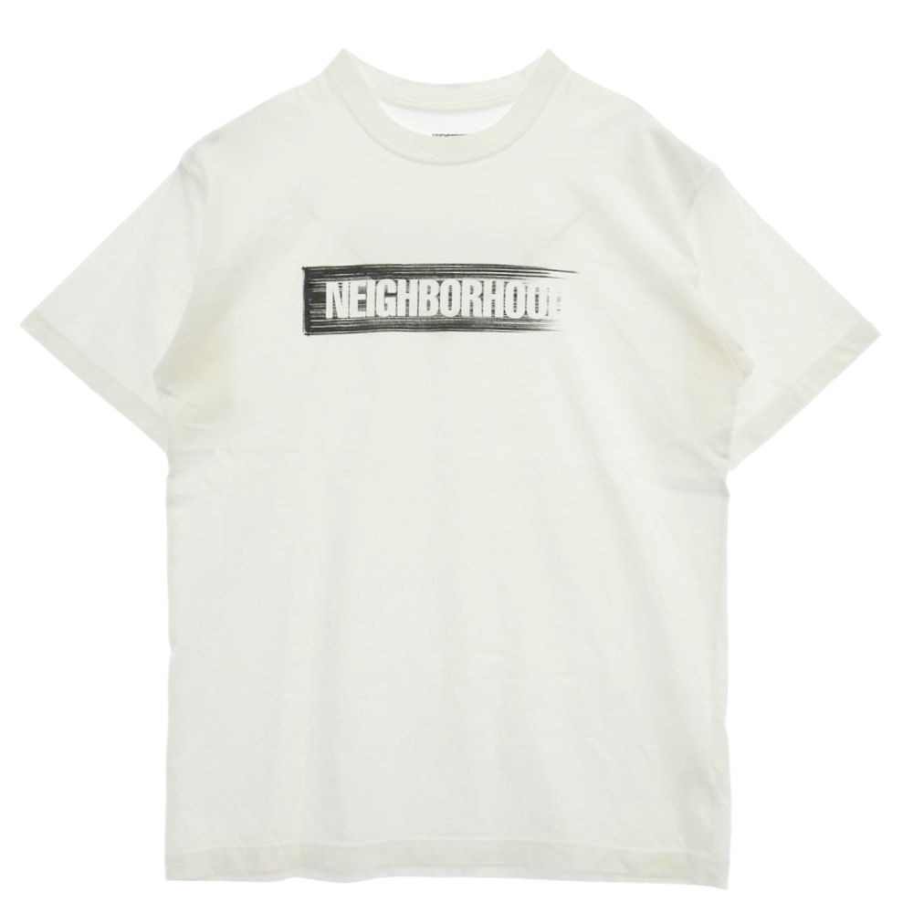 NEIGHBORHOOD ネイバーフッド 20AW 202PCNH-ST11 SURFACE/C-TEE.SS サーフェス 半袖 Tシャツ カットソー オフホワイト系 M【中古】