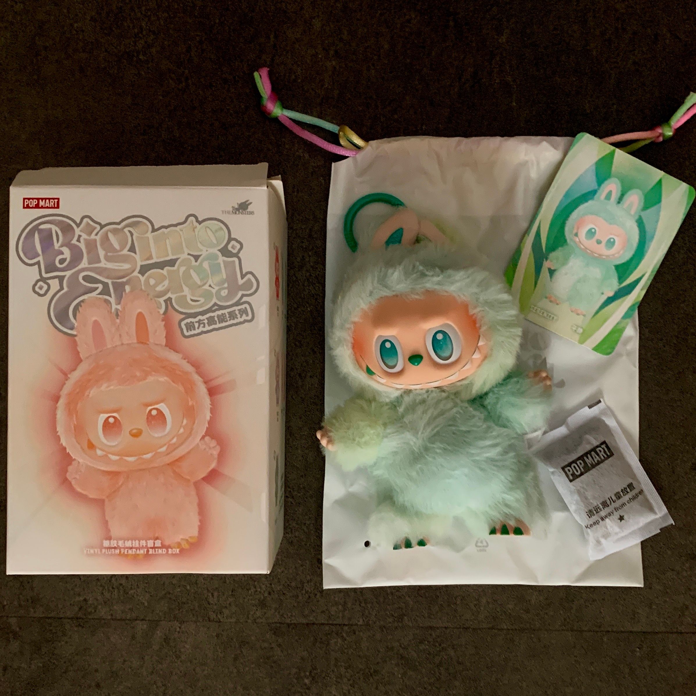 POP MART THE MONSTERS (LABUBU) Big into Energy Series Plush Pendant SERENITY